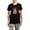 With Gray Camo Pant, variant on CafePress - Xmassnowdark - Women's Short Sleeve Print T-Shirt and Pants Dark Cotton Pajama Set
