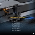 thumbnail image 3 of Adaptador de corriente de 450 W para tarjeta gráfica RTX 4090 4080 4070 Ti 3090 (RVS negro) Likrtyny  Para estrenar, 3 of 9