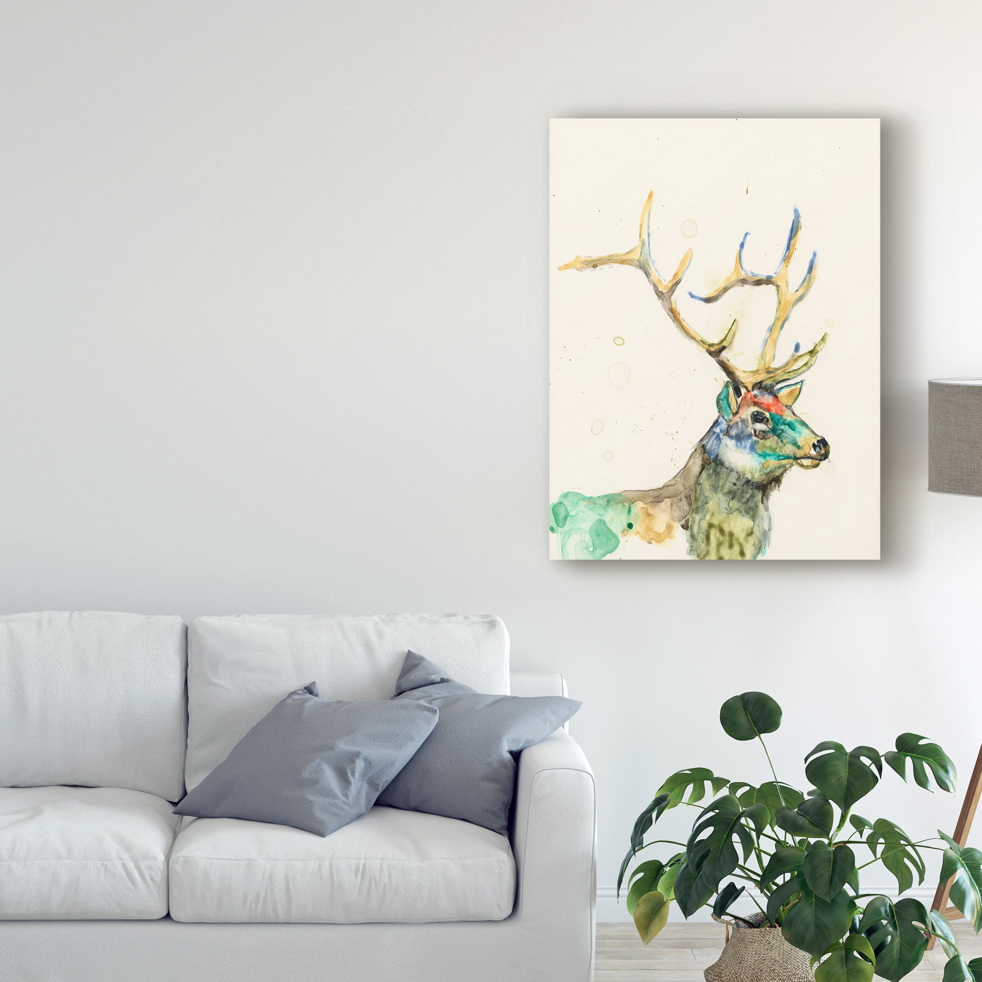 Trademark Fine Art 'Hi Fi Wildlife III' Canvas Art by Jennifer Goldberger