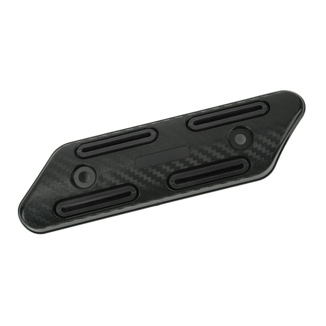 Protection Thermique de Tuyau d'Échappement, Bouclier Thermique de Tuyau d'Échappement de Style Universel en Fibre de Carbone Durable pour les Vélos de Montagne pour les Motos Noires, Rouges, Jaunes, Vertes, Bleues, Blanches