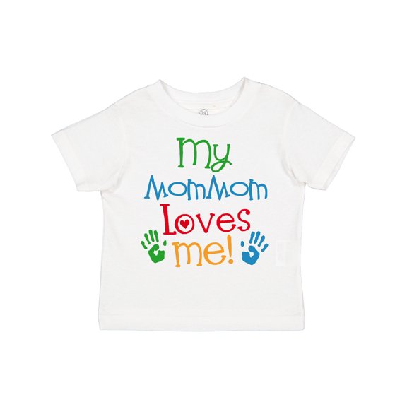 Inktastic MomMom Loves me Childs Boys or Girls Toddler T-Shirt