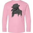 thumbnail image 3 of Inktastic Plague Doctor Spooky Gothic Graphic Long Sleeve Youth T-Shirt, 3 of 5