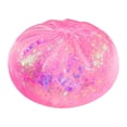 thumbnail image 2 of Dumplings Stress Balls, Giant Glitter Dumpling Squishies, Soft Squeeze Decompression Dough with Food Steamer, 3.3 inch Pink, 2 of 8