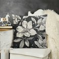 thumbnail image 2 of SHANXI Black Old White Outdoor Decorative Throw Pillowcases Linen Cushion Covers For Couch Bedroom Sofa Chair Car 20x20in, 2 of 5