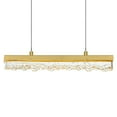 thumbnail image 6 of CWI Lighting Stagger Integrated LED Brass Chandelier, 6 of 7
