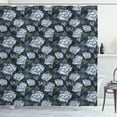 thumbnail image 1 of Ambesonne Floral Shower Curtain, Classic Peony Petal, 69"Wx84"L, Pistachio Green Blue, 1 of 3