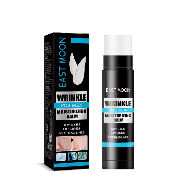 La barra hidratante antiarrugas para hombres East Moon reduce las líneas finas, hidrata, nutre la piel, reafirma los poros, crema hidratante en barra,2 piezas