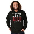 thumbnail image 5 of Live BIG Believe In God Christian Hoodie Sweatshirt Women Men Brisco Brands S, 5 of 6