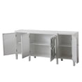 thumbnail image 6 of Elegant Decor Modern 72" 4-Door Wood Accent Sideboard in White, 6 of 11