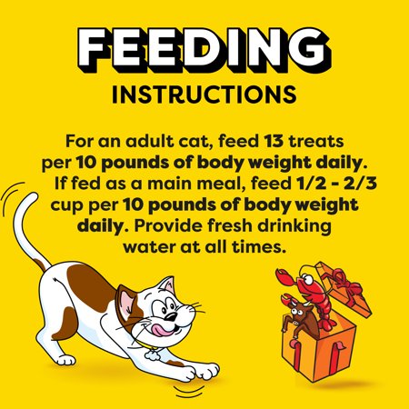 TEMPTATIONS BIRTHDAY LOBSTER AND BEEF FLAVOR DENTAL TREATS FOR CATS, 16 OZ TUB