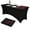 Black, variant on Pesonlook 6ft Polyester Fitted Rectangular Tablecloth Stretchable Elastic Spandex Table Cover Black Tight Fitted Table Cover Wedding Party Patio Cocktail Bar Craft Exhibitions Washable Table Cover