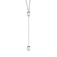thumbnail image 2 of Angara Collier Péridot Naturel - Collier Style Lariat Péridot Rond 1.9 ct en Platine pour Femmes, 2 of 8