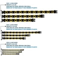 thumbnail image 3 of DC Comics Pet Collar, Dog Collar Plastic Buckle, Batman 1989 Logo Black Yellow, 11 to 16.5 Inches 1.0 Inch Wide, 3 of 8
