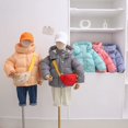 thumbnail image 1 of Jaket Musim Dingin Anak-anak Baru Ditambah Beludru Tebal Berlapis Jaket Katun Anak-anak Gaya Korea Anak Laki-laki Jaket Berlapis Kotak-kotak zhangmengya LED, 1 of 2