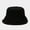 Black, variant on CoCopeanut Baru Wanita Plus Mewah Corduroy Topi Ember Perempuan Solid Musim Dingin Solid Streetwear Hangat Lipat Besar Lebar Visor Topi Datar Topi