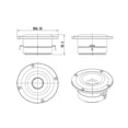 thumbnail image 6 of Super Tweeter, Bullet Tweeter for Car Audio,1.8" 400 Watt High Compression Aluminum Bullet Super Tweeters with 1" Voice Coil, 1 Pair, 6 of 6