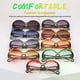thumbnail image 2 of Big Round Sunglasses Brown Gradient Vintage Style Fashionable Highly Rated High-quality Must-have Brown Gradient Sunglasses, 2 of 5