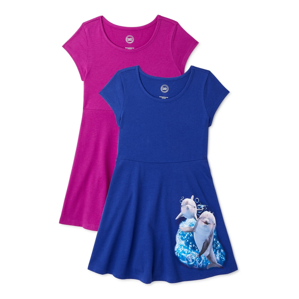 Wonder Nation Wonder Nation Girls Spring Summer Short Sleeve Play