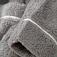 thumbnail image 6 of Matching Robes for Couples Soft Plush Bathrobes Fuzzy Robe Bath Pjs Warm Long Sleeve Long Winter V Neck Thick Pocket Spring Flannel Bathrobe, 6 of 8
