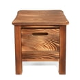 thumbnail image 6 of StoneCreek Stool with Storage Drawer, Solid Wood Storage Stool with Rounded Edges, Built-in Storage Drawer, Ideal for Living Room, Bedroom, or Entryway, No Assembly Needed, 6 of 7