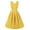 Yellow, variant on QLEICOM 1950's Dresses for Women Vintage, Sleeveless Hollow Mid-Length Dress, Formal Stretch Slim High Waist Swing Dress, Audrey Hepburn Style Party Dresses Sky Blue XL