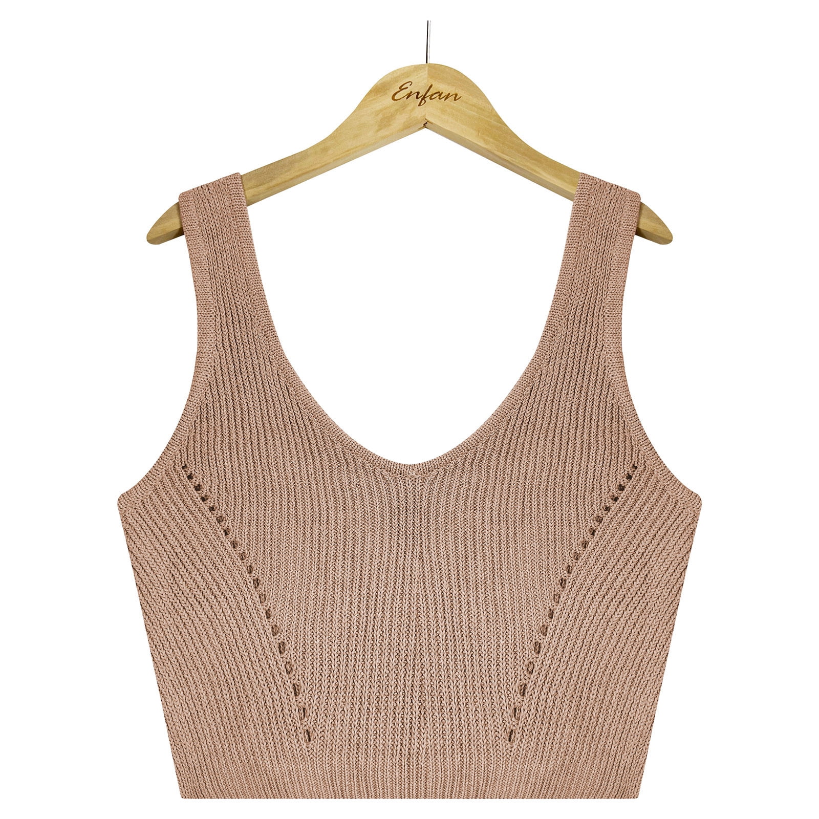 Quealent Womens Tank Tops Top Wide Strap Vest Comfort Casual Round  Sleeveless Hundred Color Women's Neck Solid Tops Beige at  Women's  Clothing store