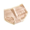 thumbnail image 2 of loopsun Womens Briefs,Fashion Women's Breathable Soft Stretch Panties Lace The Middle Waisted Briefs, 2 of 5