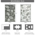 thumbnail image 2 of Aonewoe Outdoor Plastic Straw Rug 9x12 Waterproof Patio Rug Reversible Indoor Outdoor Rugs Outside Carpet for RV, Picnic, Backyard, Deck, Balcony, Porch, Beach, Gray & White, 2 of 9