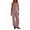 Pink, variant on Corduroy Overalls for Women Wide Leg Bib Pants Adjustable Romper Jumpsuit with Pockets Black M