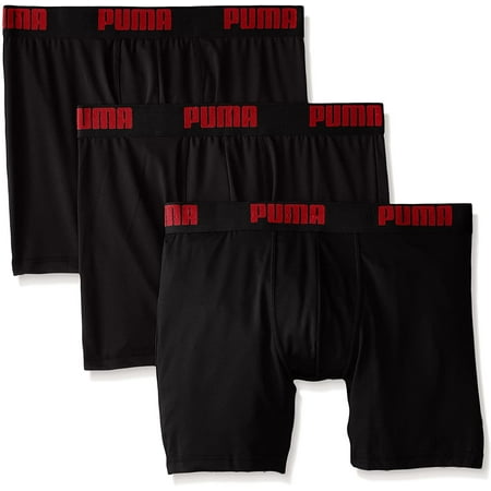 Puma Men's 3pk Athletic Fit Boxer Brief