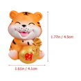 thumbnail image 2 of MasteelfCA 4Pcs Cartoon Tiger Crafts Resin Tiger Adornment Cartoon Tiger Gift for Decor (Random Style), 2 of 7