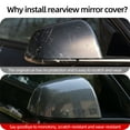 thumbnail image 3 of Model 3 Matt carbon-Futhope Car ABS Paste Side Door Mirror Cover For Tesla Model 3 Model Y 2021-2024 highland Auto Exterior Sides Rearview Cover, 3 of 7