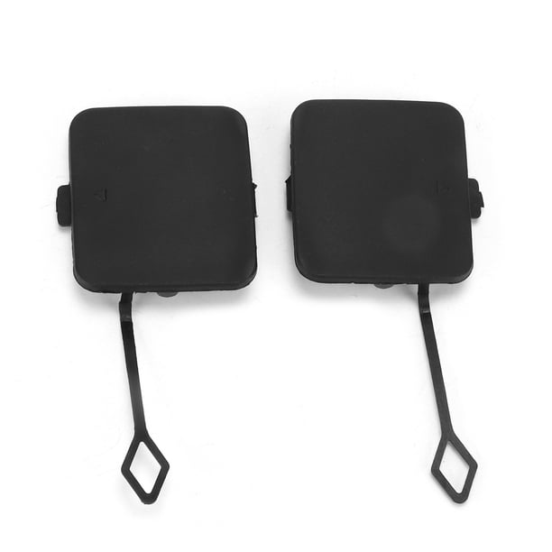 Cubierta Del Gancho De Remolque, Tapa Del Gancho De Remolque Trasero Durable Negro 51127272415 2 Piezas Para Accesorios De Coche