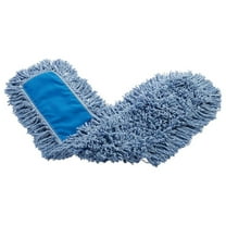Rubbermaid Commercial Twisted Loop Blend Dust Mop, Blend, 36 x 5, Blue -RCPJ255BLUE