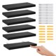 thumbnail image 2 of LOKOOY Set de 6 Unidades Estantes Flotantes, Soportan hasta 8 kg Repisas Flotantes, estantes flotantes de Pared,Estante de Almacenamiento Flotante Simple y Moderno (30 * 15 * 1.5) Negro 、Na, 2 of 7