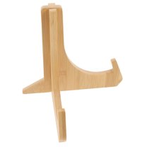 Plate Display Stand Plate Holder Wooden Picture Frame Stand Small Photo Stand Decorative Plaque Easels Stand For Table Display