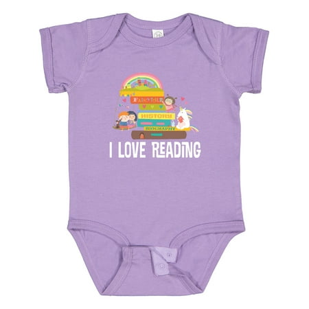 

Inktastic Reading Book Lover Librarian Gift Girls Baby Bodysuit