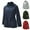 Army Green, variant on Sexlip Womens Utility Anorak Jacket Lightweight Hooded Zip Up Safari Style Coat with Snap Buttons Chest and Hand Pockets Green L