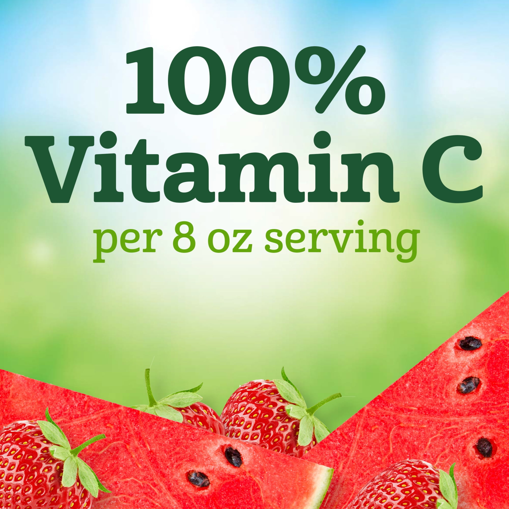(3 pack) Juicy Juice 100% Juice, Strawberry Watermelon, 64 fl oz Bottle