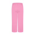 thumbnail image 4 of WERYOUNG Boys Casual Pants Elastic Waist Solid Color Wide Leg Sweatpants Toddlers Kids Loose Fit Back To School Pants 6-7 Years, 4 of 6