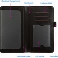 thumbnail image 3 of EP checkbook cover,Checkbook Cover for Duplicate Checks,RFID Checkbook Register Cute Wallet women Men Credit Card Holder (Rose Skull), 3 of 12