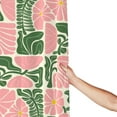 thumbnail image 3 of Mid Century Modern Abstract Geometric Boho Shower Curtains for Bathroom, Cute Pink Floral Bathroom Shower Curtain, Vintage Bath Curtain, Waterproof Fabric Shower Curtain, 3 of 6