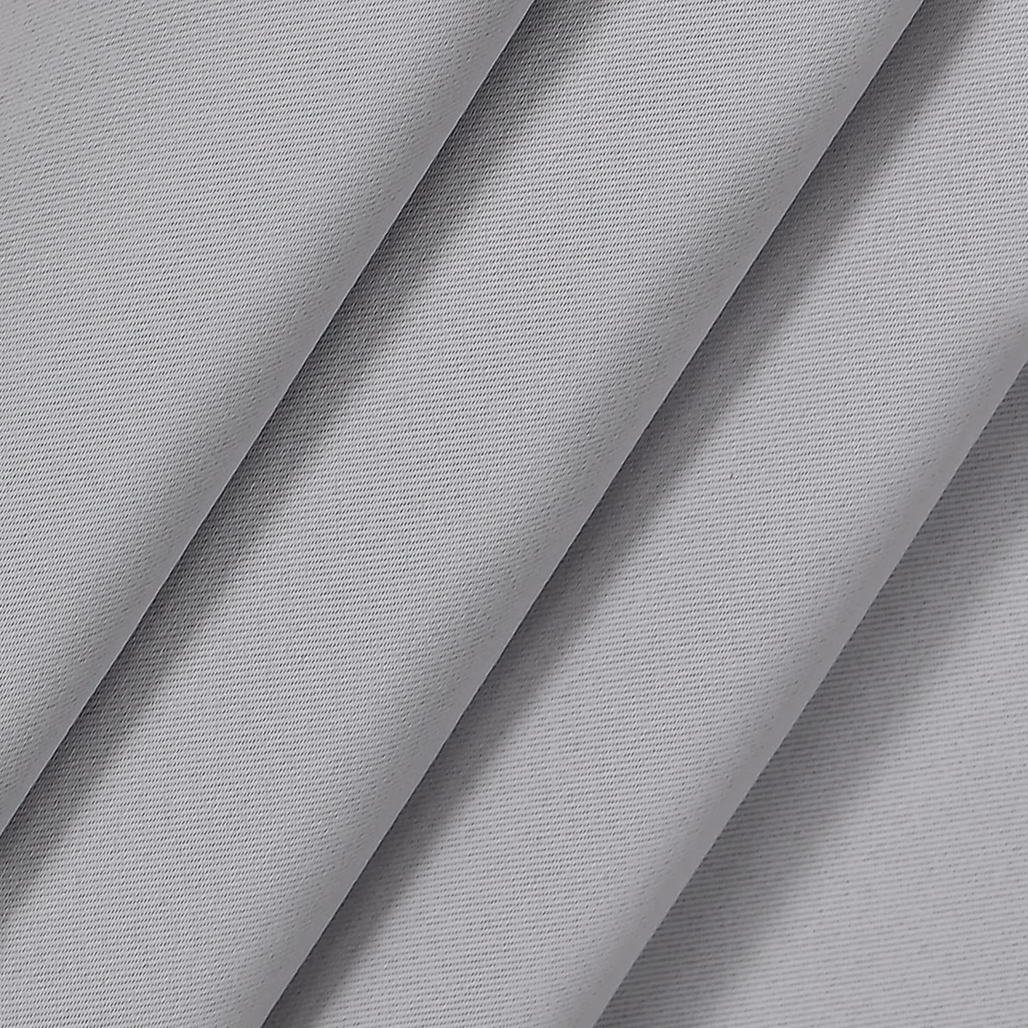 ECLIPSE Bradford Waterproof Blackout Thermal Insulated Grommet Outdoor Curtain for Patio or Porch (1 Panel), 52 in x 84 in, Grey