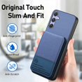 thumbnail image 5 of ELEHOLD Case for Samsung Galaxy S25+, RFID Blocking Slim PU Leather Wallet Case with Card Holder & Kickstand,Blue, 5 of 11