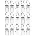 thumbnail image 1 of Miangastore Curtain Clips Silver 60Pcs 1.4X0.7X0.4In, 1 of 9