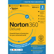 Norton 360 Deluxe - 1-Year | 3-Device - United States | Canada