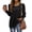 Black Womens Long Sleeve Round-Neck Blouses & Shirts for Women, variant on Womens Scoop Neck Sweatshirts Dressy Tops Womens Fall Fashion Bishop Sleeve with Button Shirts Oversized T Shirts Solid Color Waffle Knitting Sweater Gifts for Women Trendy Gray 4