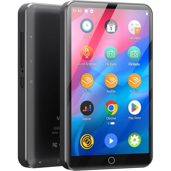 MECHEN H1 Pro MP3 Player with Bluetooth and Wifi, Android 4" Full Touch Screen Music Player with Deezer, Audible, Browser, Up to 512GB