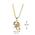 thumbnail image 6 of Usloyux under $5 Hip Hop Necklace, Men's Scorpion Pendant Chain, Gold Tone Alloy Statement Jewelry, Gift for Him, Trendy Streetwear Accessory, 6 of 7