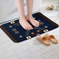 thumbnail image 3 of Erosebridal Tribal Aztec Bathtub Mat 20x32,Black Bath Rug,Geometry Room Decor, 3 of 5